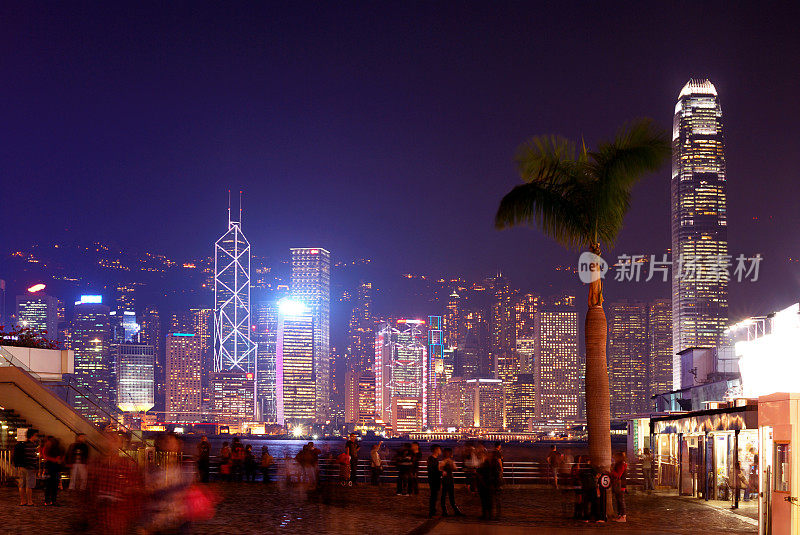 香港维多利亚港夜景