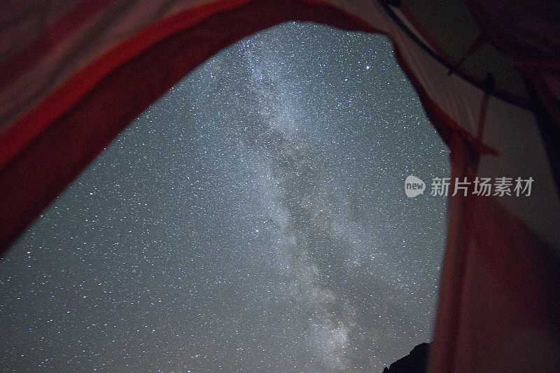 从帐篷里看银河系