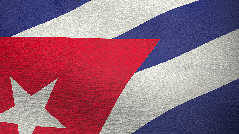 古巴3D国旗