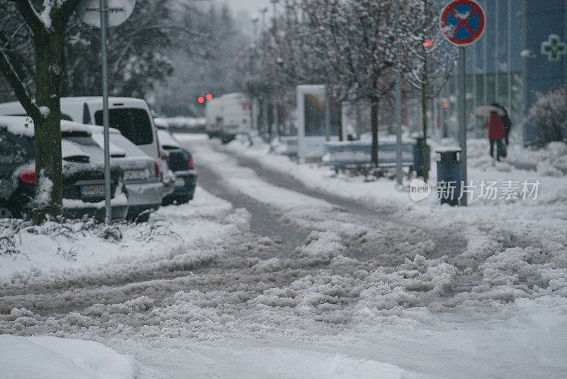 寒冷的道路