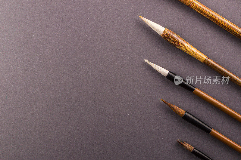 中国传统书写用的毛笔