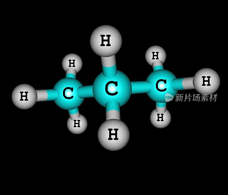 丙烷的分子结构