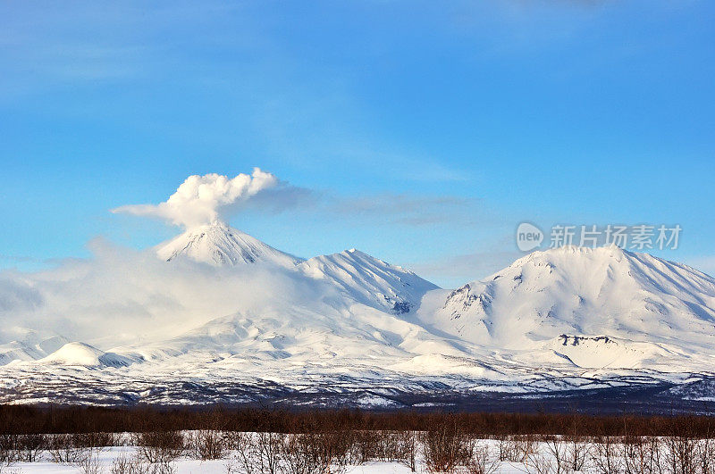 火山在俄罗斯