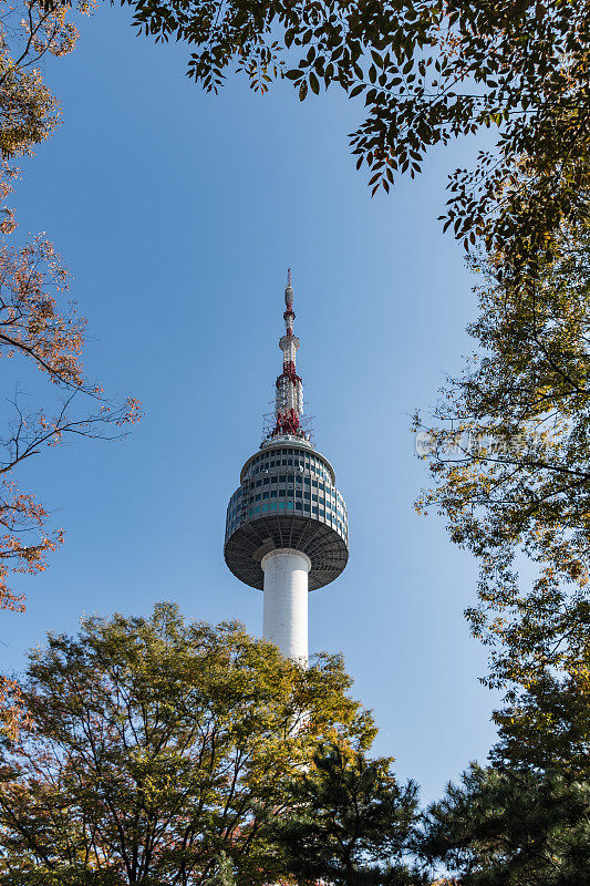 韩国首尔的首尔塔