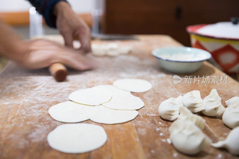 烹饪中国饺子(饺子)