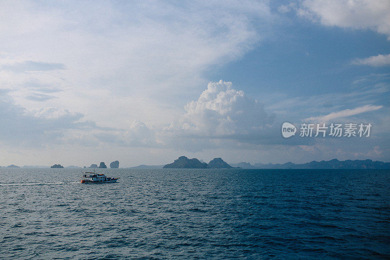 泰国甲米的安达曼海全景