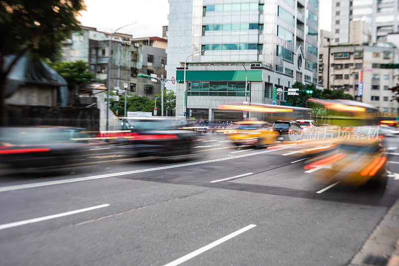 台湾市区道路交通阻塞