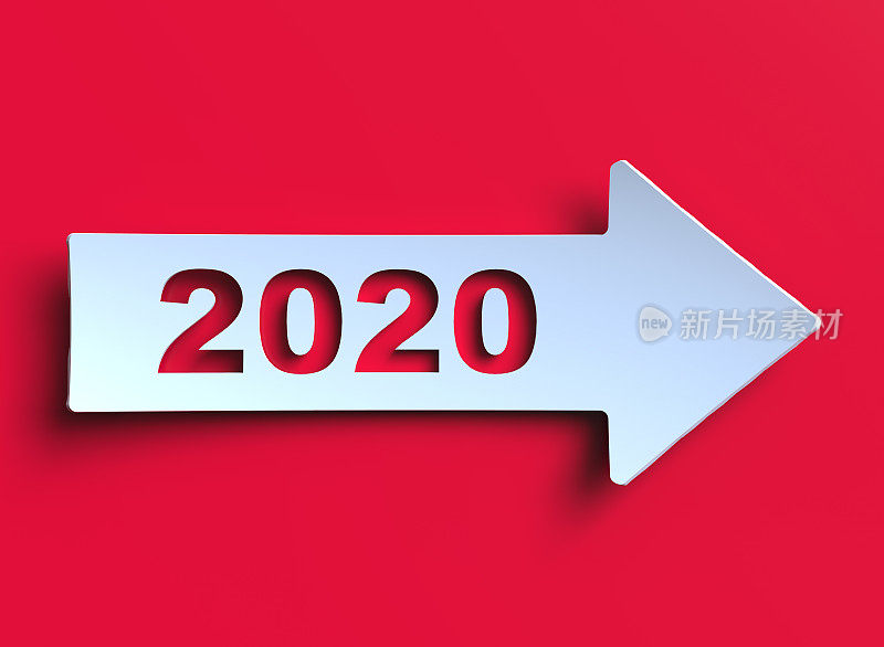 新年2020创意设计概念