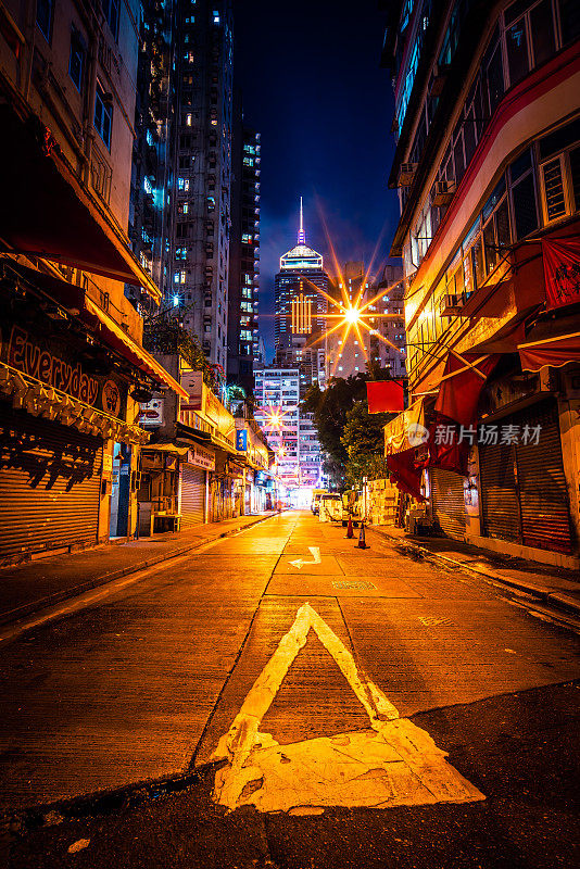 香港湾仔夜街