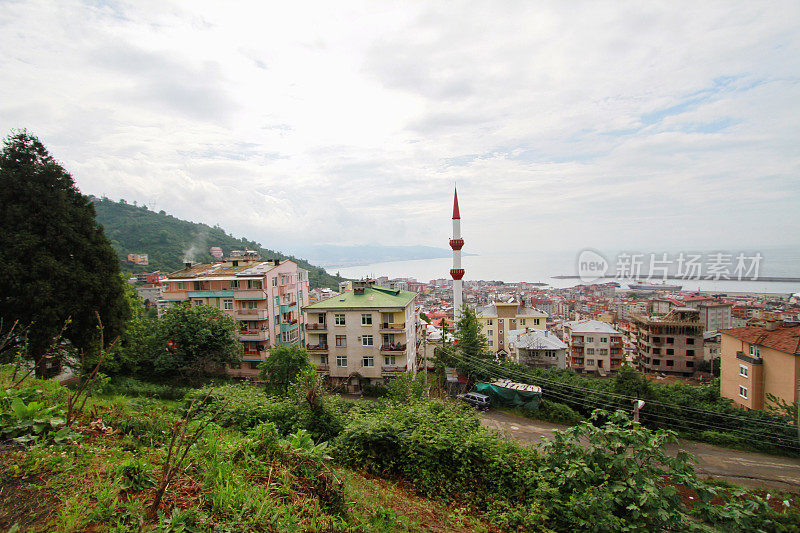 土耳其吉雷孙市的全景。