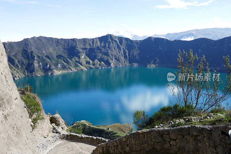 湖Quilotoa、厄瓜多尔