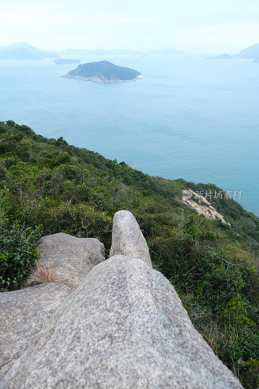 香港舂坎角湾魔鬼爪的长鼻石