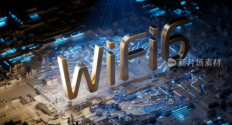 WiFi6具有智能性能的下一代无线通信连接网络。