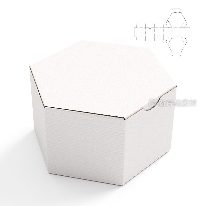自定义六角形盒子包装