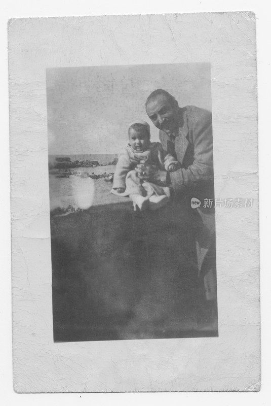 父亲和儿子。1949.