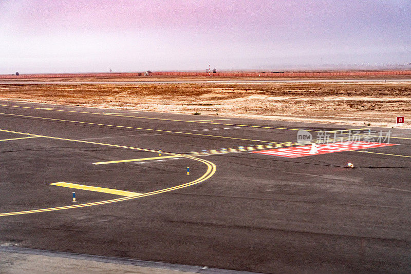 摩洛哥卡萨布兰卡穆罕默德五世国际机场跑道