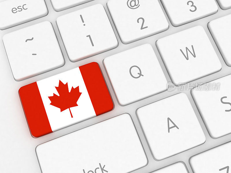 加拿大国旗键盘