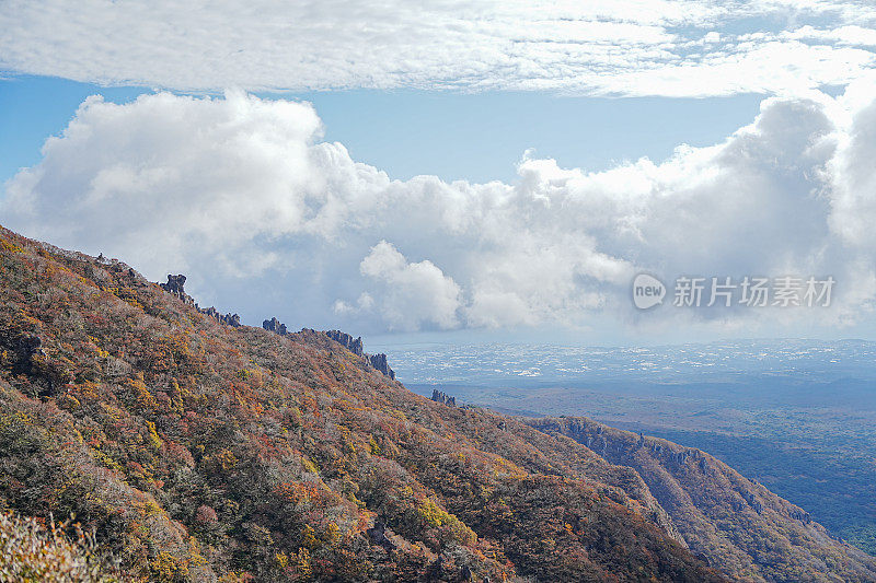 济州汉拿山(悬崖)