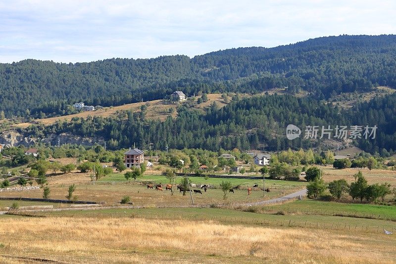 阿尔巴尼亚Korca附近的Voskopoja村