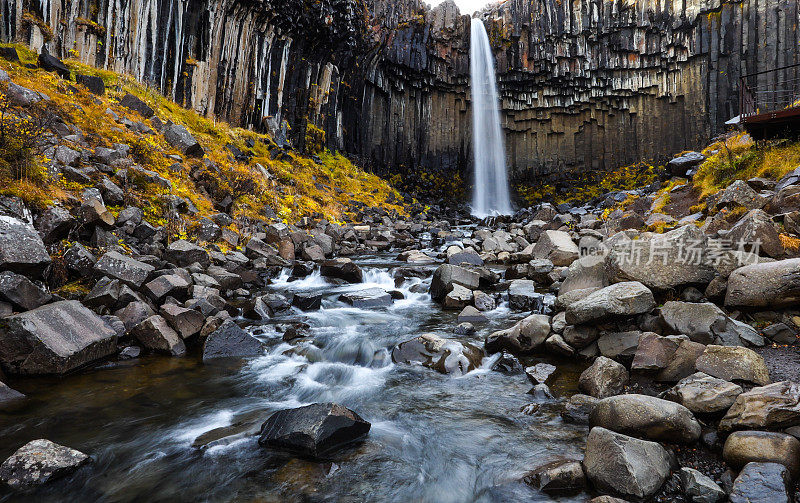 Svartifoss瀑布、冰岛