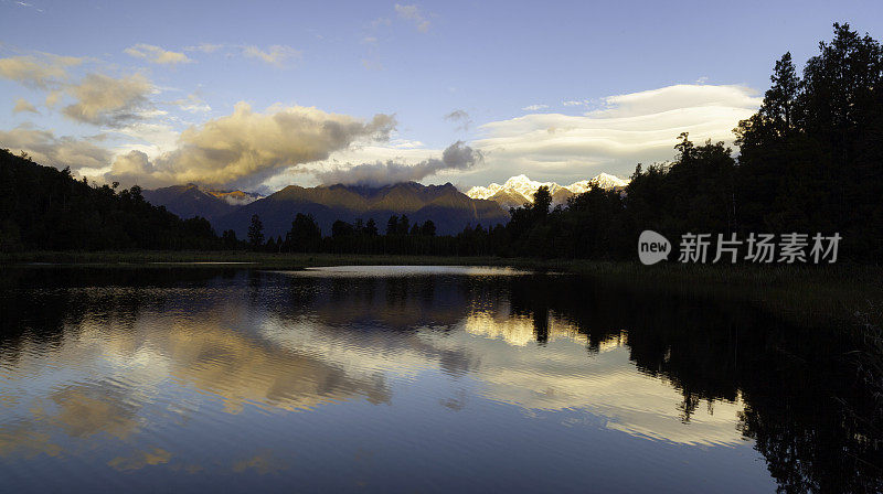 新西兰的马锡森湖