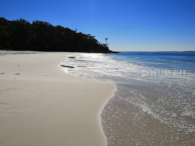 澳大利亚杰维斯湾，格林菲尔德海滩