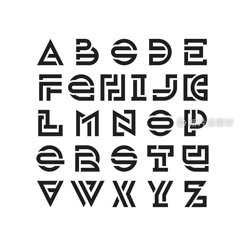 斜体拉丁字体