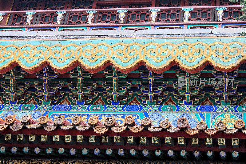 建筑细部，紫禁城，故宫，北京，中国
