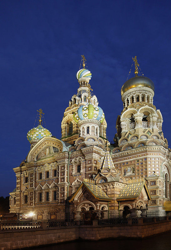 俄罗斯圣彼得堡耶稣基督复活教会