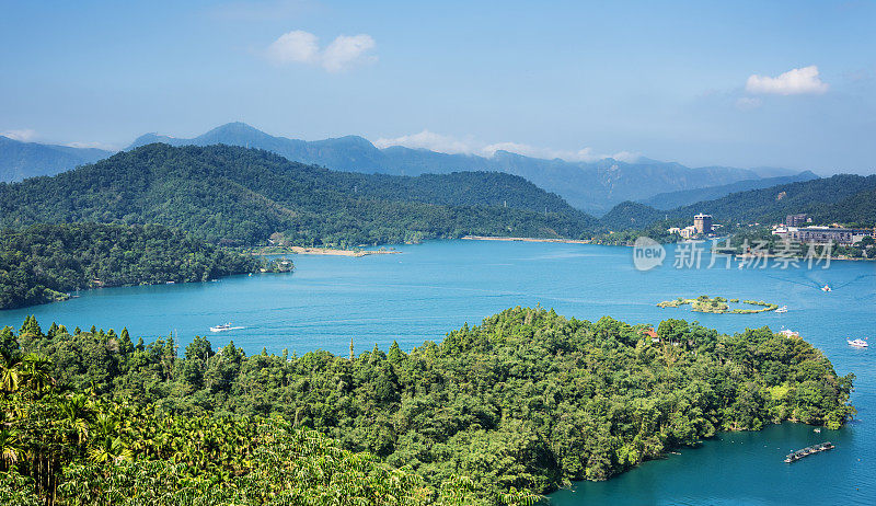 台湾日月潭全景