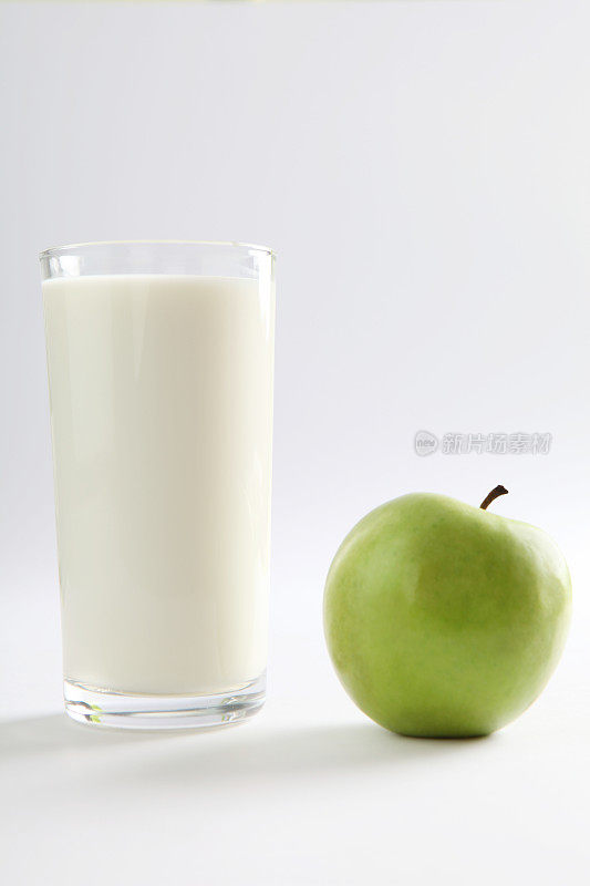 牛奶和苹果