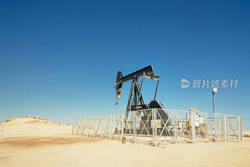 阿拉伯石油工业的油井泵