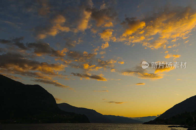 落日Sognefjord