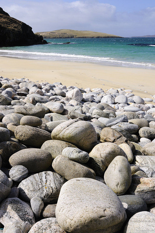 Hebridean海滩做漂流者