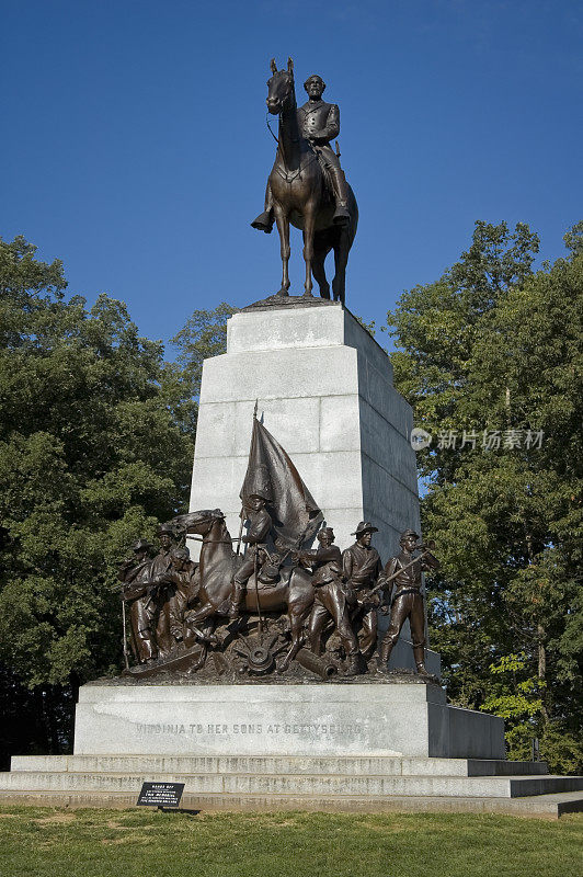 弗吉尼亚纪念碑，葛底斯堡战场，宾夕法尼亚州