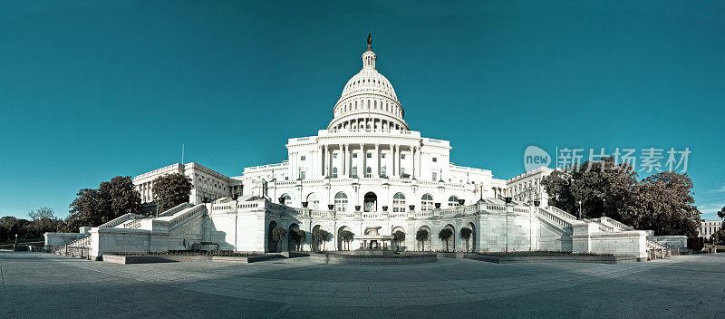 华盛顿特区美国国会大厦全景图