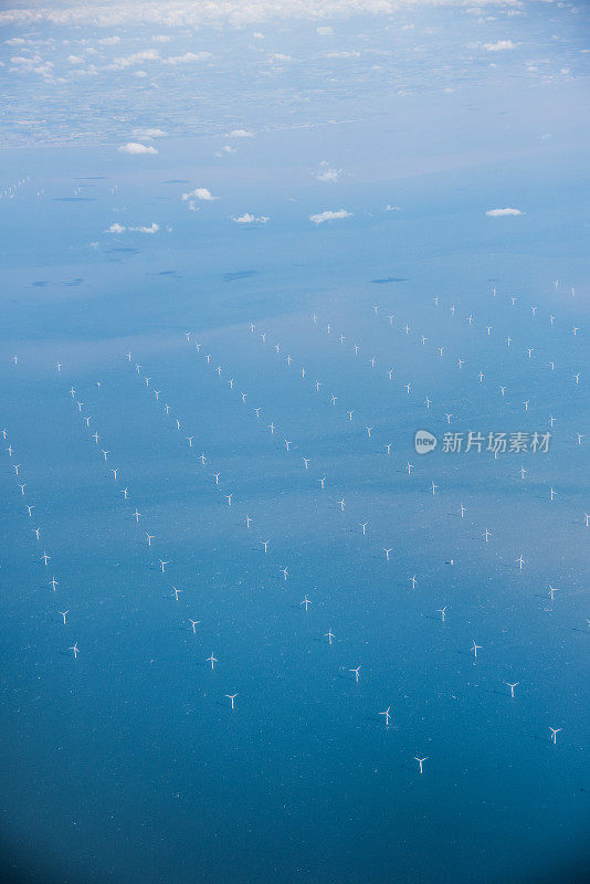 英国附近的海上风力公园