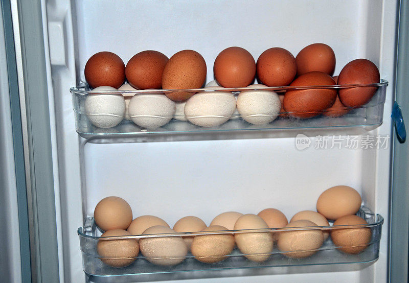 鸡蛋在冰箱里
