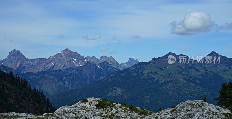 贝克山荒野山峰