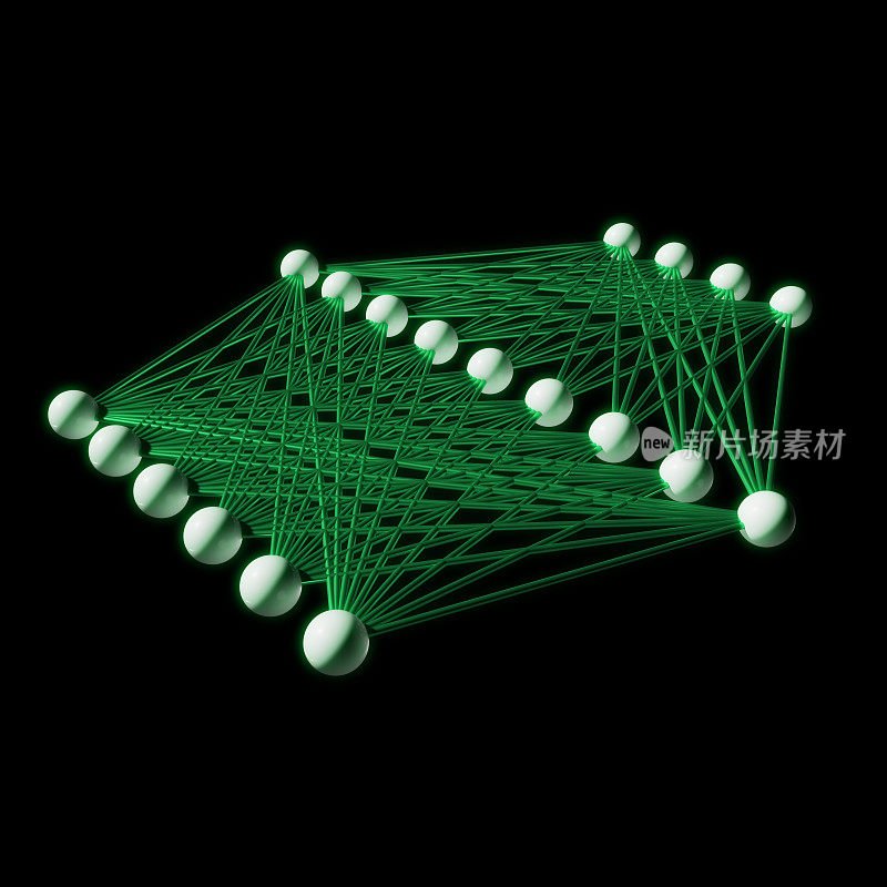 人工神经网络，三维结构模型