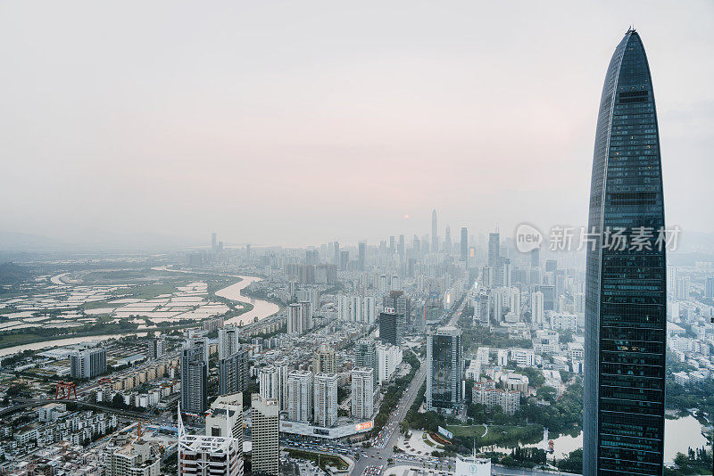 深圳城市的天际线