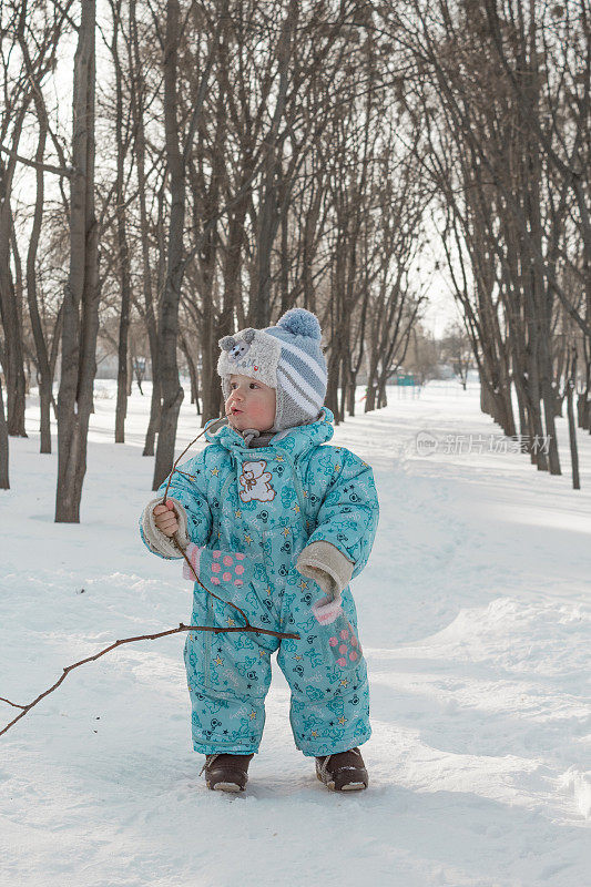 雪地里的第一步