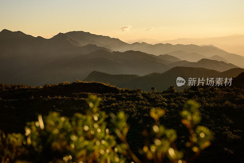 Mantiqueira山脉，巴西东南部