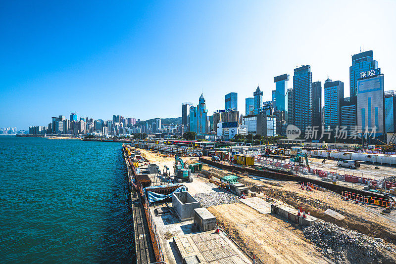 香港的建筑工地