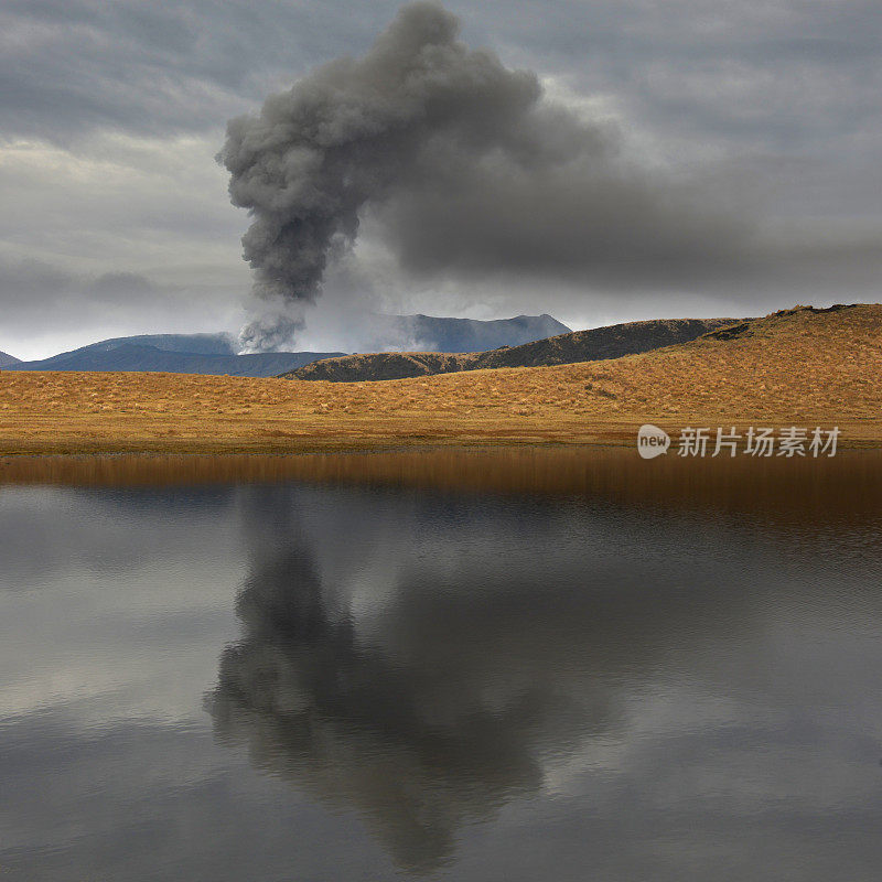 中川山——阿苏山的活火山