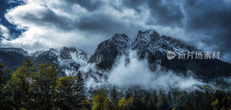 维特斯坦山脉，阿尔卑斯山，巴伐利亚
