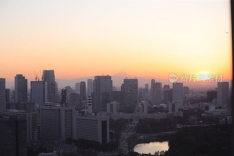 富士山和东京市景