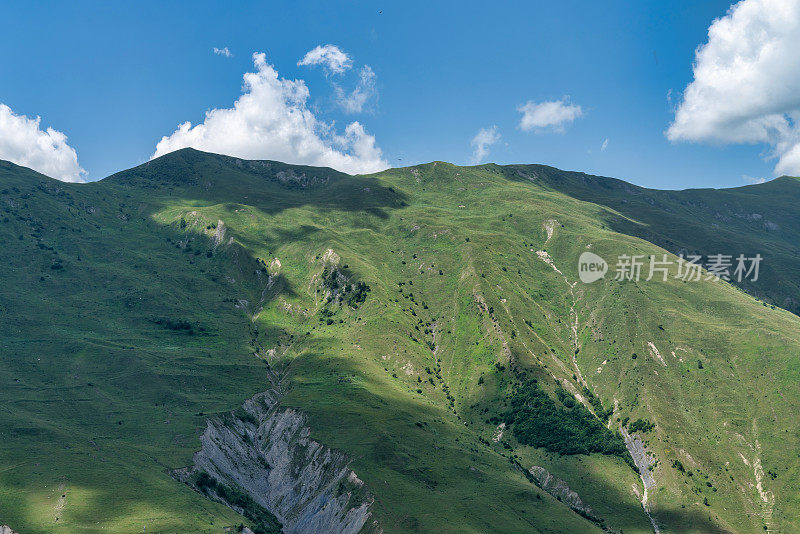 格鲁吉亚卡兹贝吉的高加索山脉