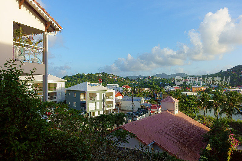 马提尼克岛的乡村景观