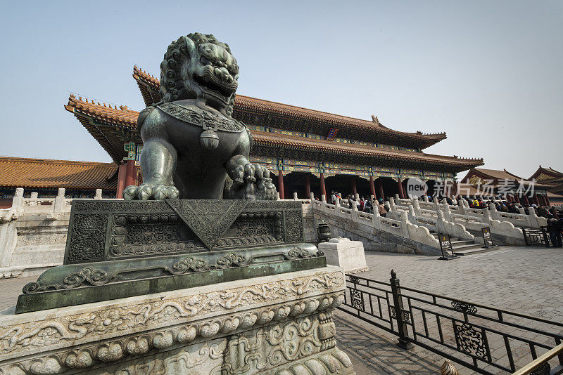 中国北京紫禁城龙像